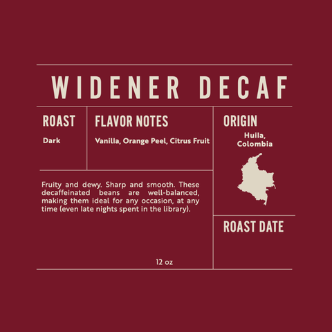 WIDENER DECAF - Huila, Colombia